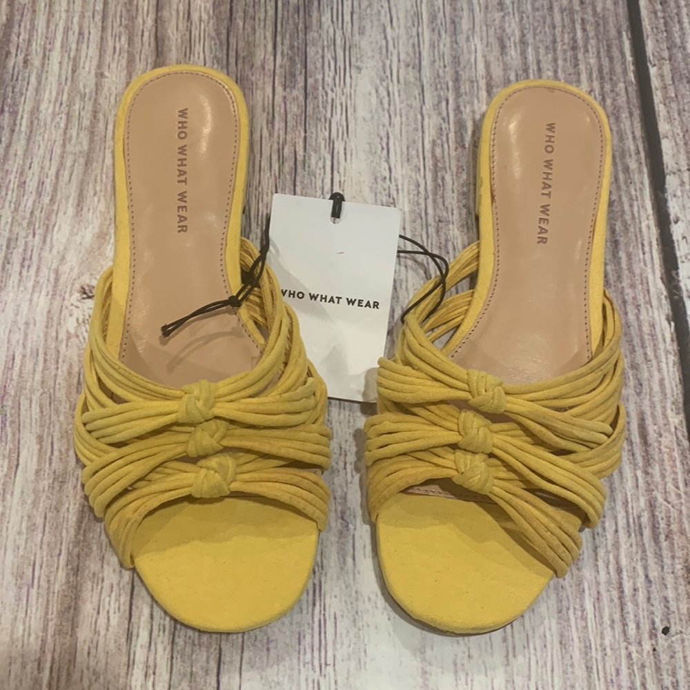 Who What Wear Knotted Finley Sandals • Sz 7 • NWT!